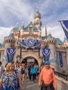 Sleeping Beauty Castle at Fantasyland in the Disneyland Park Royalty Free Stock Photo