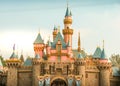 Sleeping Beauty`s Castle at Disneyland Anaheim Royalty Free Stock Photo