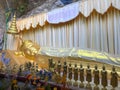 Sleeping buddha statue at Trang, Thailand Royalty Free Stock Photo