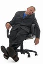 Sleeping businessman. Royalty Free Stock Photo