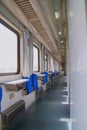 Sleeping car of the passenger train Royalty Free Stock Photo