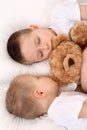 Sleeping children Royalty Free Stock Photo