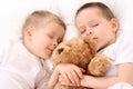 Sleeping children Royalty Free Stock Photo