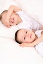 Sleeping children Royalty Free Stock Photo