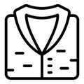 Sleeping clothes icon, outline style Royalty Free Stock Photo