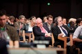 Sleeping During a Conference Royalty Free Stock Photo