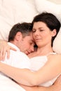 Sleeping couple Royalty Free Stock Photo