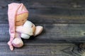 Sleeping doll toy man Royalty Free Stock Photo