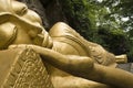 Sleeping Golden Buddha Royalty Free Stock Photo
