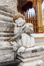 Sleeping guardian of the temple Royalty Free Stock Photo