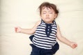 Sleeping Japanese girl Royalty Free Stock Photo