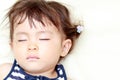 Sleeping Japanese girl Royalty Free Stock Photo