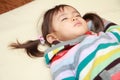 Sleeping Japanese girl Royalty Free Stock Photo