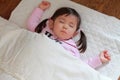 Sleeping Japanese girl Royalty Free Stock Photo