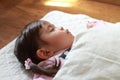 Sleeping Japanese girl Royalty Free Stock Photo