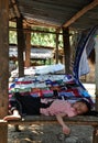 Sleeping Laotian Child Royalty Free Stock Photo