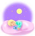 Sleeping little Girl Royalty Free Stock Photo