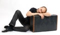 Sleeping man Royalty Free Stock Photo