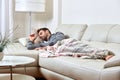 Sleeping man. Royalty Free Stock Photo