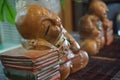 Sleeping monk doll