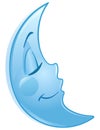 Sleeping moon