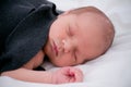 Sleeping newborn baby Royalty Free Stock Photo