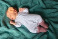 Sleeping Newborn Baby. Royalty Free Stock Photo