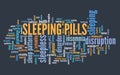 Sleeping pills word cloud