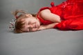 Sleeping princess Royalty Free Stock Photo