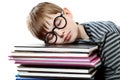 Sleeping student Royalty Free Stock Photo