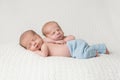 Sleeping Twin Baby Boys