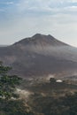Sleeping volcano Batur at morning time. Bali island. Royalty Free Stock Photo