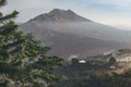 Sleeping volcano Batur at morning time. Bali island. Royalty Free Stock Photo