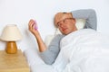 Sleepless man Royalty Free Stock Photo