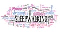 Sleepwalking Royalty Free Stock Photo