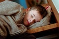 Sleepy boy Royalty Free Stock Photo