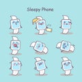 Sleepy cartoon smart watch