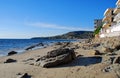 Sleepy Hollow Beach in Laguna Beach, CA. Royalty Free Stock Photo