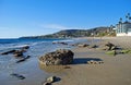 Sleepy Hollow Beach in Laguna Beach, CA. Royalty Free Stock Photo