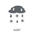 Sleet icon from Weather collection.