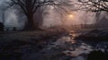 Sleet Scenery: Photorealistic Luminist Landscapes In English Countryside