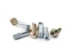 Sleeve Anchor Expansion Bolt on white background Royalty Free Stock Photo