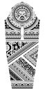 Sleeve tattoo Polynesian style