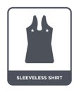 sleeveless shirt icon in trendy design style. sleeveless shirt icon isolated on white background. sleeveless shirt vector icon Royalty Free Stock Photo