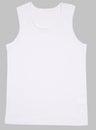 Sleeveless unisex shirt isolated