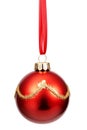 sleigh bell isolated on white background, AI Generative.