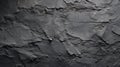 Monochromatic Black Stone Wall Texture With Organic Sculpting