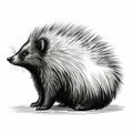 Realistic Porcupine Illustration With Inventive Character Design