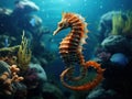 Slender seahorse Royalty Free Stock Photo