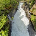 Slettafossen, a waterfall in the Rauma river, a little south of Verma upstream in Romsdalen in MÃÂ¸re og Romsdal